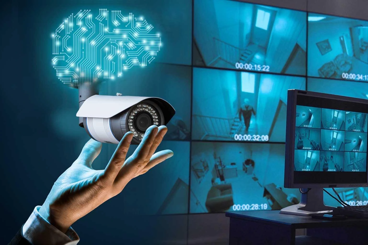 CCTV and AI security system AMC services in India